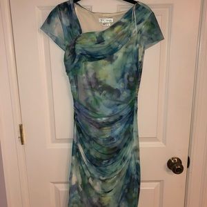 Flora mesh dress (over white) Kay Unger